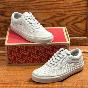 Vans Old‎ Skool DX Mono Python Dawn Blue Shoes